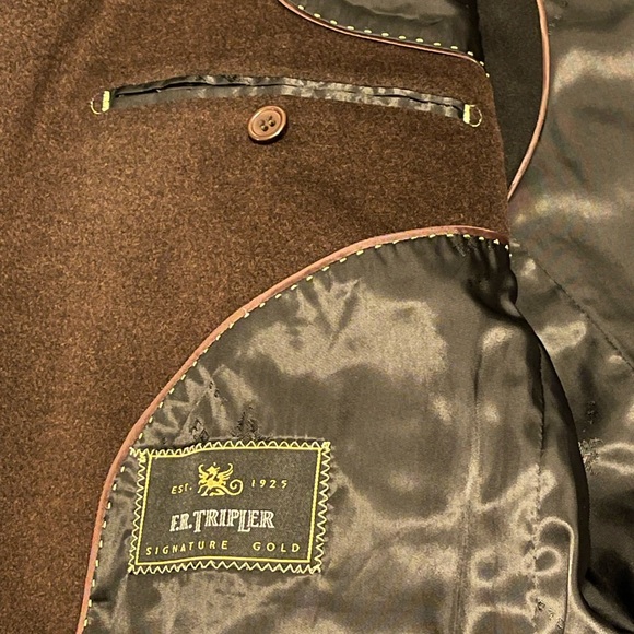 Cashmere Wool Jacket FR Tripler Lana Lux Disegno 42R - Picture 5 of 14